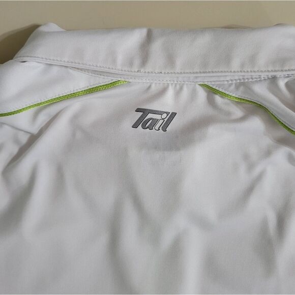 Tail Women's White Short Sleeve Golf Shirt - Picture 8 of 11